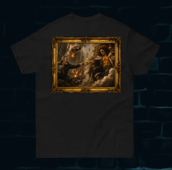 Framed chaos hoodie merch preview